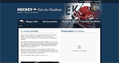 Desktop Screenshot of hockeyestduquebec.com